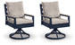 East Beach Swivel Chair w/Cushion (2/CN)