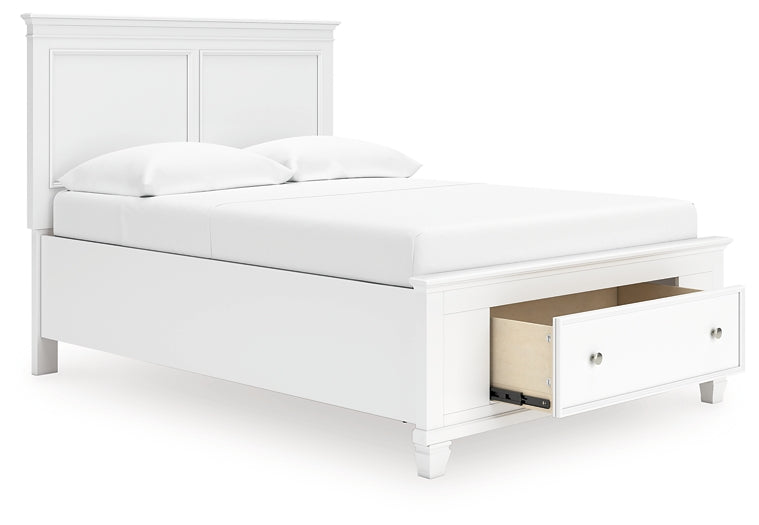 Fortman Full Panel Storage Bed, Dresser and Mirror