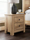 Makidern Two Drawer Night Stand