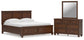 Danabrin California King Panel Storage Bed, Dresser and Mirror