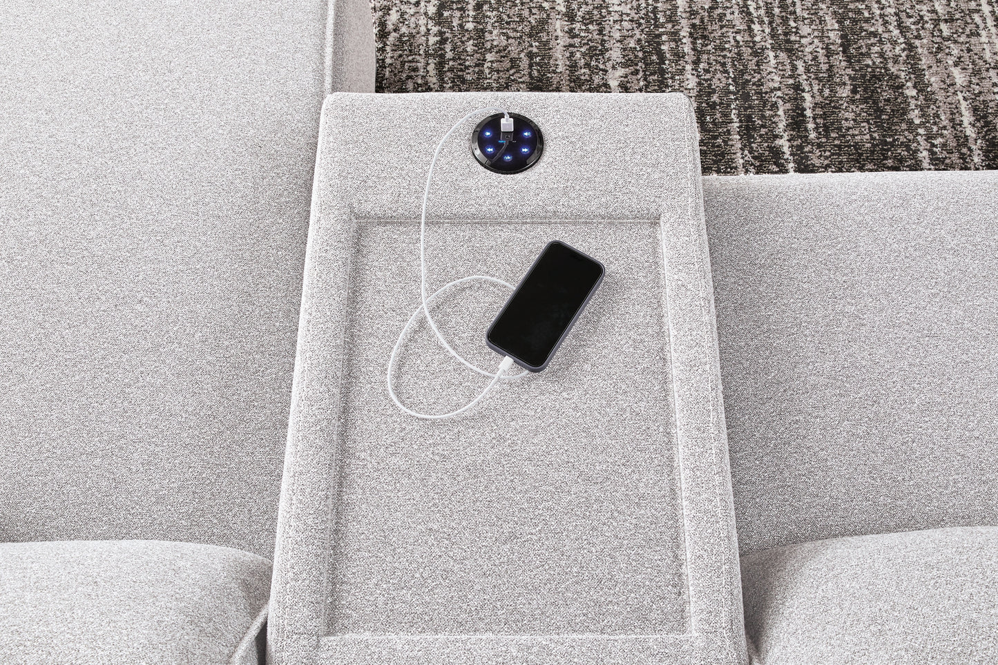 Modmax II 6-Piece Reclining Sectional with Chaise and Audio Console