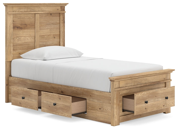 Makidern Twin Panel Storage Bed