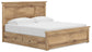 Makidern King Panel Storage Bed