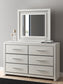 Zuraleus Queen Upholstered Bed, Dresser, Mirror, Chest and Nightstand