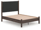 Pamytta Full Upholstered Panel Platform Bed, Dresser, Mirror, Chest and Nightstand