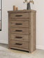 Oliandon Five Drawer Chest