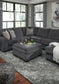 Tracling Oversized Accent Ottoman