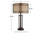 Hanswell Metal Table Lamp (1/CN)