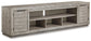 Naydell XL TV Stand w/Fireplace Option