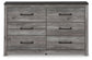 Bronyan Six Drawer Dresser