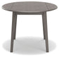 Shullden Round DRM Drop Leaf Table