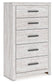 Cayboni Five Drawer Chest