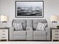 Biscoe PWR REC Loveseat/CON/ADJ HDRST
