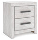 Cayboni Two Drawer Night Stand