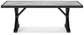 Beachcroft RECT Dining Table w/UMB OPT
