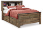 Trinell Full Bookcase Bed with 2 Sided Storage