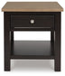 Drazmine Rectangular End Table