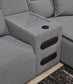 Modmax II 6-Piece Reclining Sectional with Chaise and Audio Console