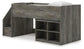Frandern Twin Loft  Bed with Bookcase Storage