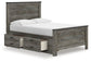 Frandern Full Panel Bed with Storage