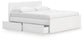 Onita King Panel Platform Bed with 2 Side Storage