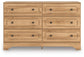Aleaport Six Drawer Dresser