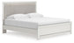 Zuraleus King Upholstered Panel Platform Bed