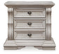 Bruchandi Three Drawer Night Stand