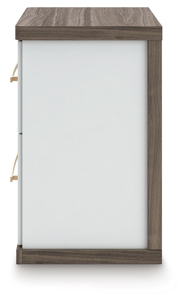 Kendanport Two Drawer Night Stand