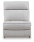 Social Pointe 7-Piece Reclining Sectional with Storage Consoles