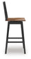 Wildenauer Tall Swivel Barstool (2/CN)