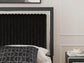 Zuraleus King Upholstered Panel Storage Bed