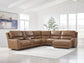 DeepWakes 6-Piece Power Reclining Sectional with Chaise