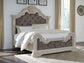 Bruchandi King Upholstered Panel Bed