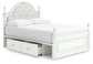 Kozlani Full Upholstered Panel Storage Bed