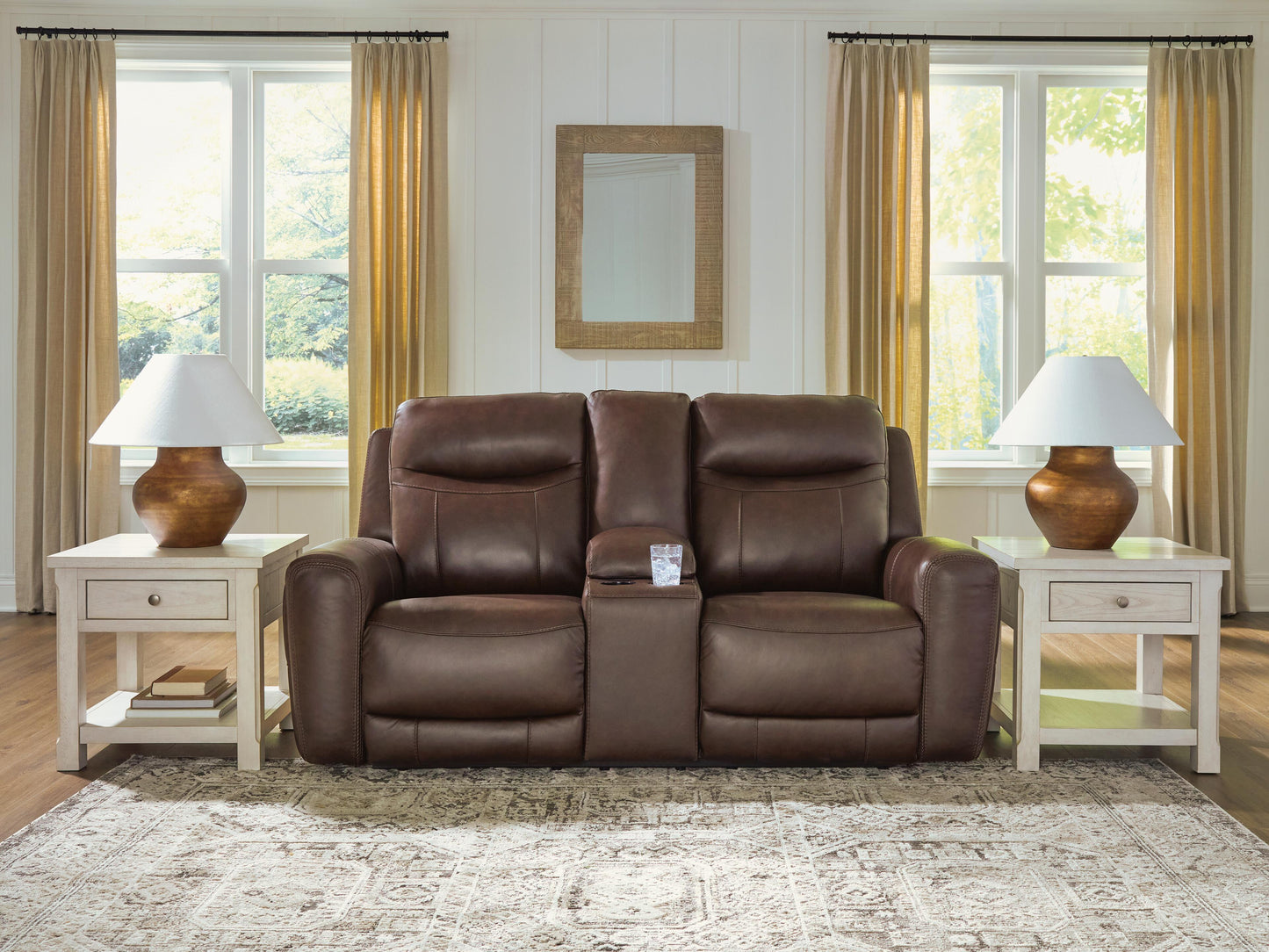 Gravier PWR REC Loveseat/CON/ADJ HDRST