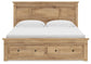 Makidern King Panel Storage Bed