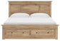 Makidern King Panel Storage Bed