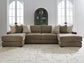 Camellia-Court 4-Piece Double Chaise Sectional