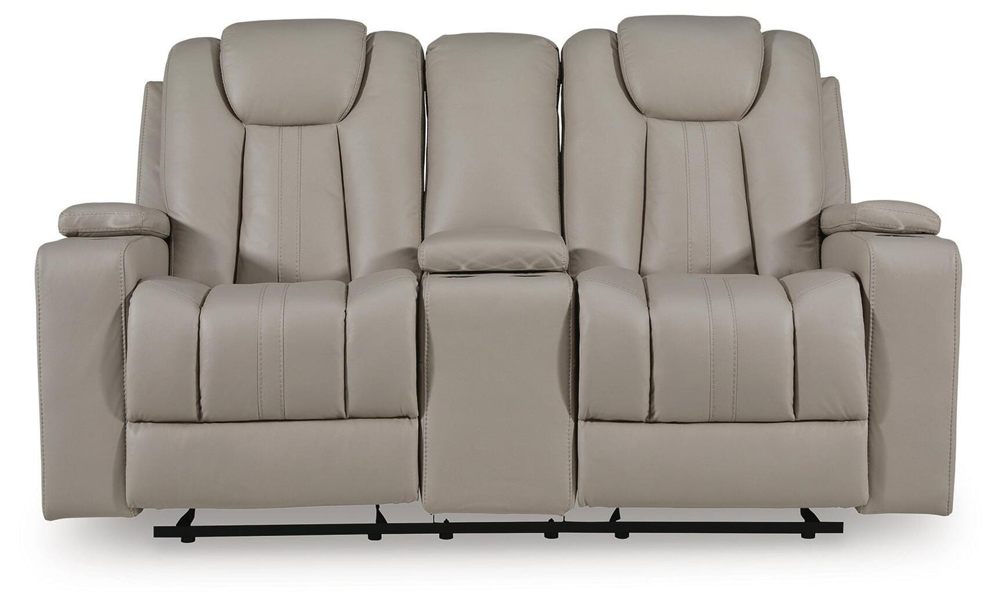 Elevate Edges Glider REC Loveseat w/Console