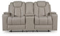 Elevate Edges Glider REC Loveseat w/Console
