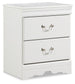 Anarasia Twin Sleigh Bed with Mirrored Dresser, Chest and Nightstand