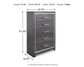 Lodanna King Panel Bed with 2 Storage Drawers, Dresser, Mirror, Chest and Nightstand