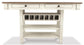 Bolanburg Counter Height Dining Table and 6 Barstools