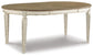 Realyn Dining Table and 4 Chairs