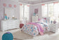 Anarasia Twin Sleigh Headboard, Dresser, Mirror, Chest and Nightstand