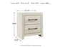 Cambeck Twin Panel Bed with Mirrored Dresser, Chest and Nightstand