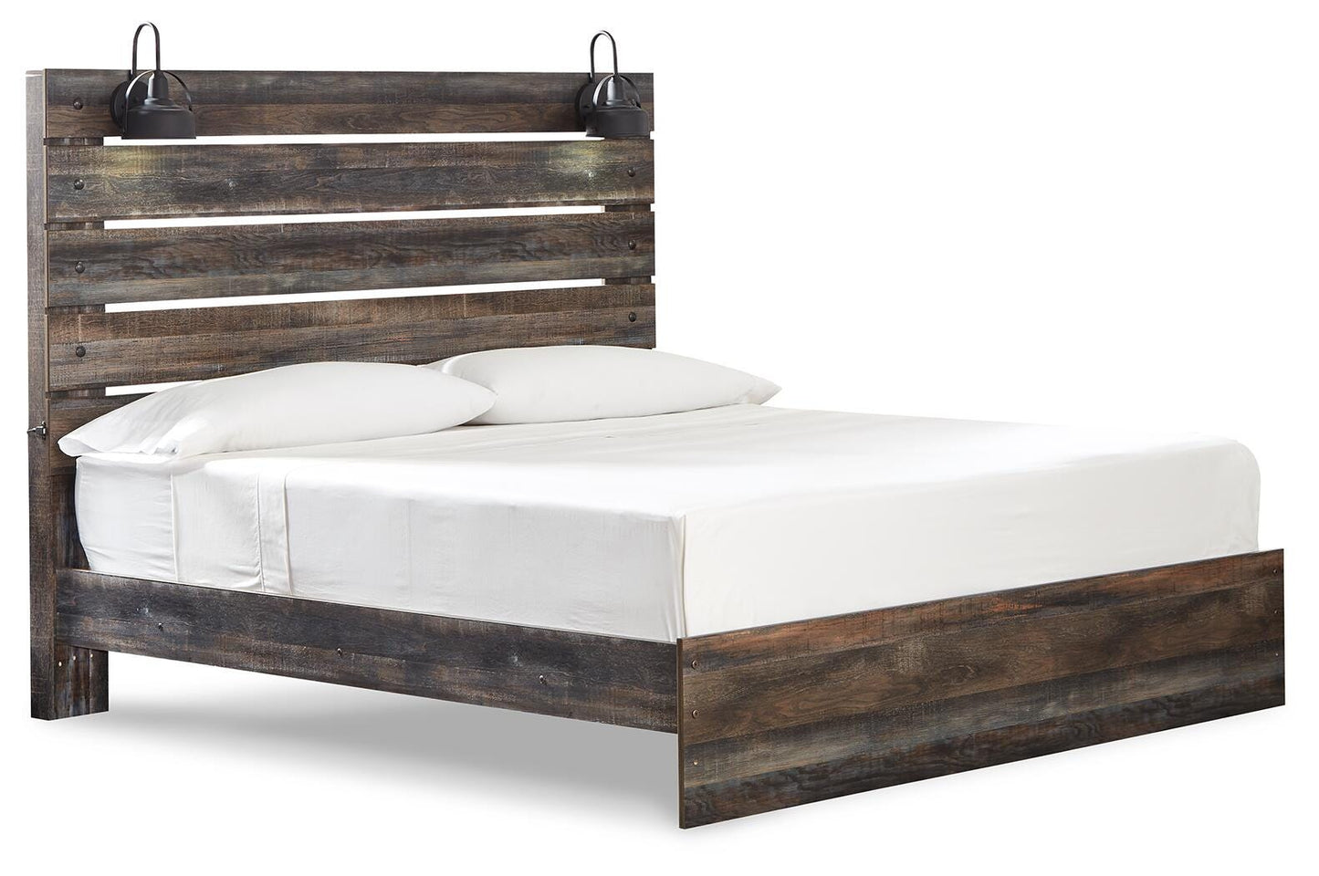 Drystan King Panel Bed, Dresser, Mirror, Chest and Nightstand
