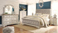 Realyn California King Sleigh Bed with Mirrored Dresser, Chest and Nightstand