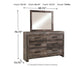 Wynnlow Queen Panel Bed with Mirrored Dresser